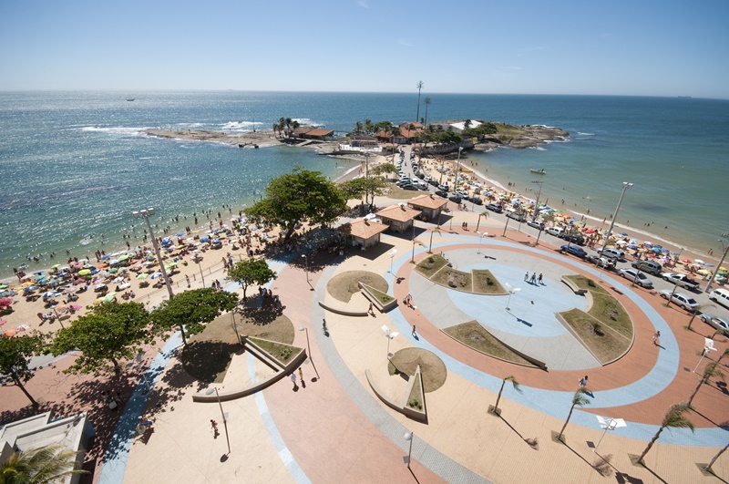 Praias do centro de Guarapari